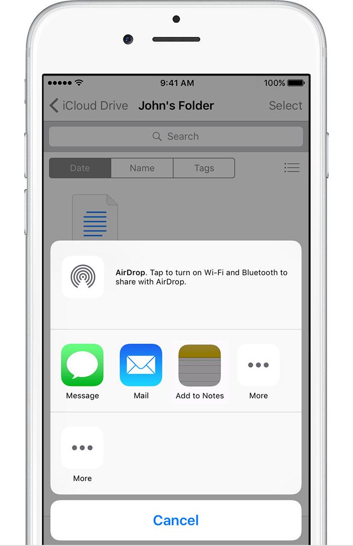 iphone6-ios9-icloud-drive-import-to-notes