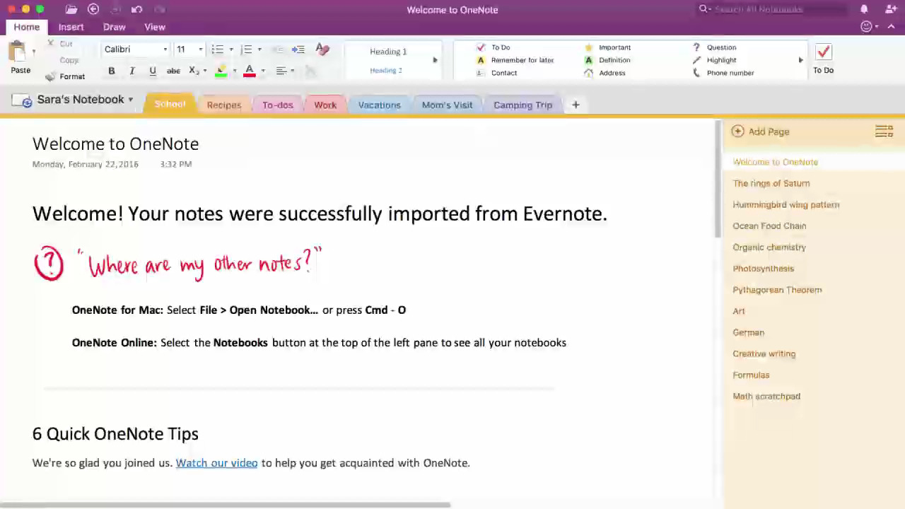 reinstall microsoft onenote 2016