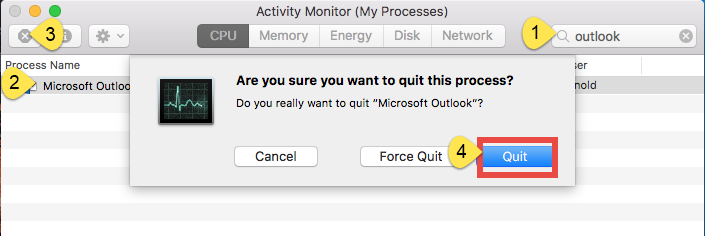 how do you uninstall outlook for mac