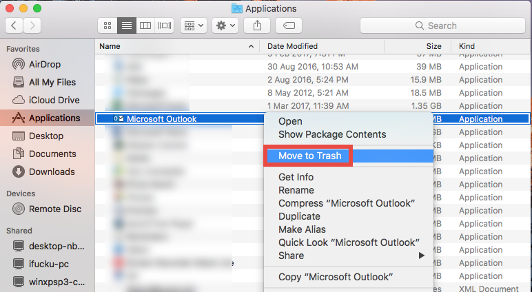 completely uninstall office 365 mac os x