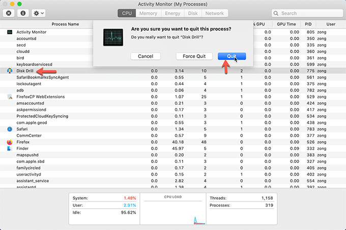 remove disk drill from mac