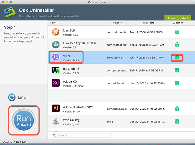 how to uninstall viber on mac bok pro