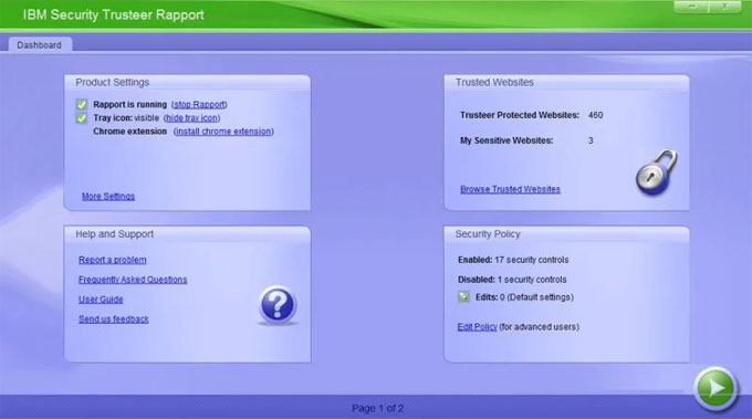 uninstall Trusteer Rapport