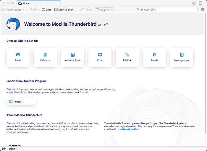 thunderbird mozilla for mac